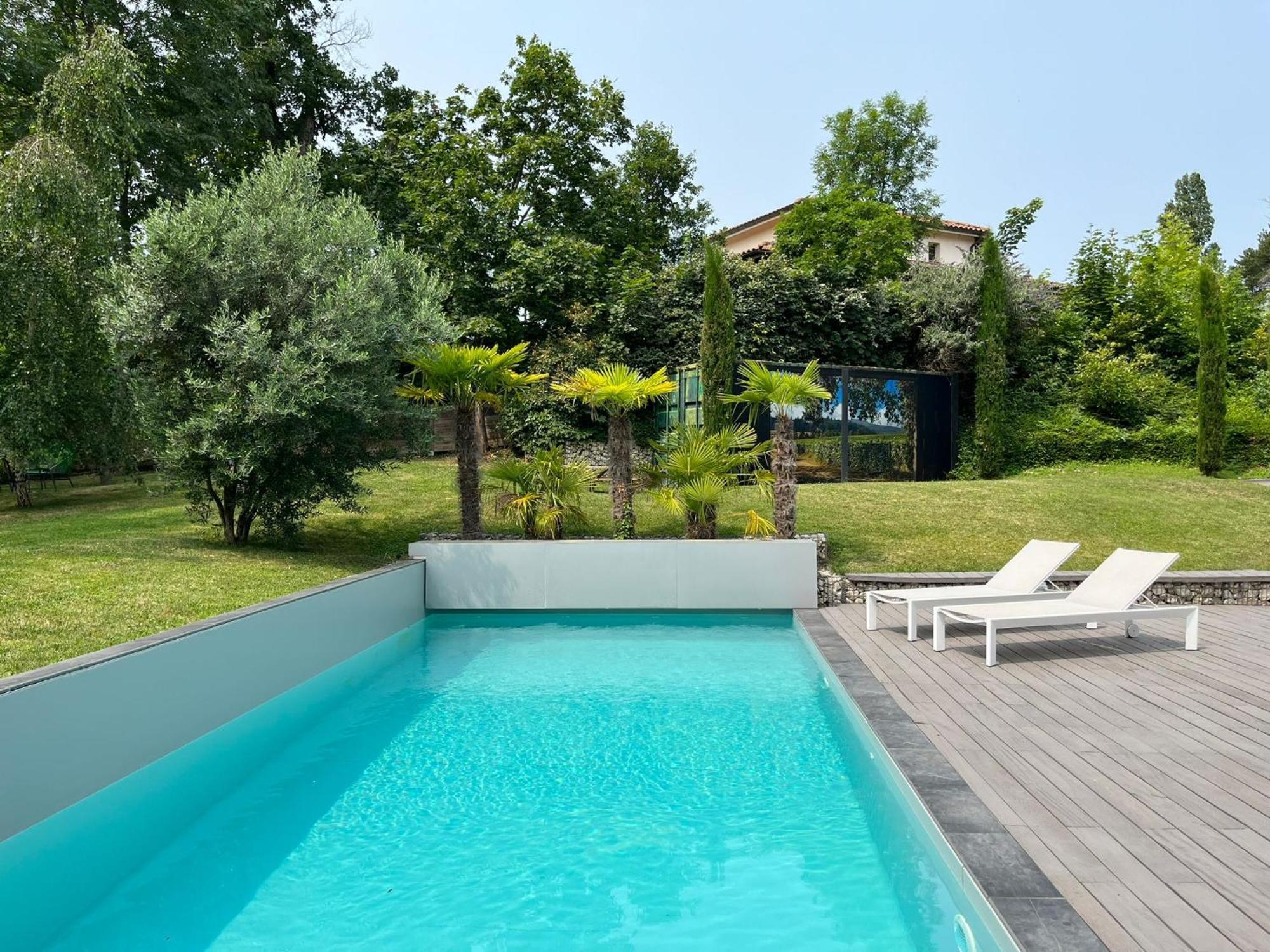 Villa Piscine A Proximite De Lyon Chaponost Exteriér fotografie